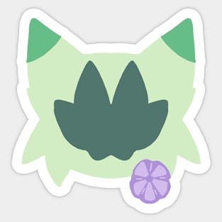 Grass Cat Sticker